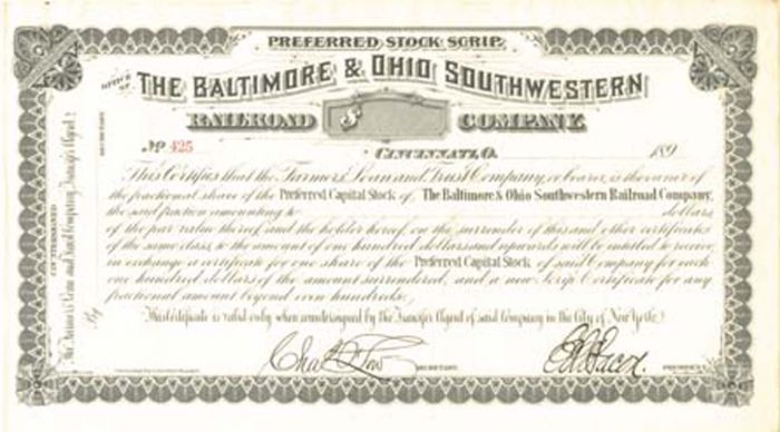 Baltimore and Ohio Southwestern Railroad